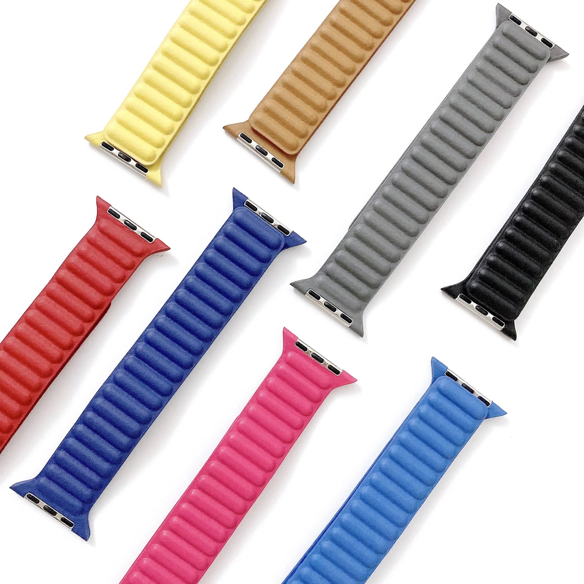 Leather Link Watch band