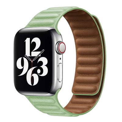 Leather Link Watch band